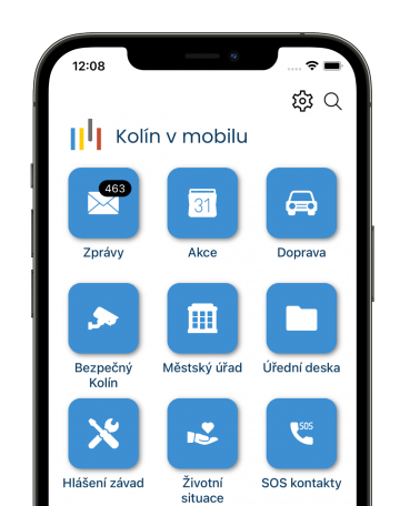 Kolín v mobilu